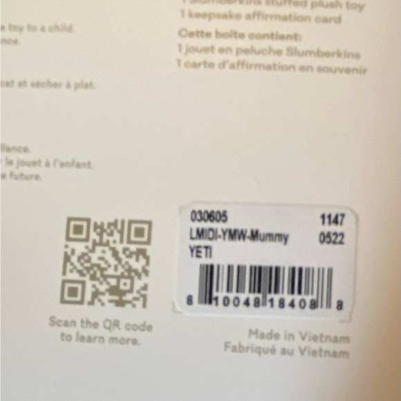 Slumberkins Halloween Fright Mummy Yeti Rare -Glow In The Dark - Picture 3 of 6